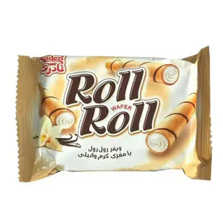ویفر رول رول با کرم وانیل نادری 40 گرمی
