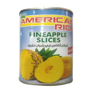 کمپوت اسلایس شده آناناس امریکن ریچ 565 گرمی