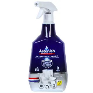 اسپری تمیز کننده سطوح سرویس بهداشتی آستونیش مدل Active Shield حجم 750 میلی لیتر