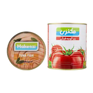 پک رب گوجه فرنگی و تن ماهی مکنزی