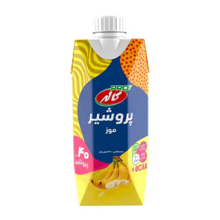 پروشیر موزی با پروتئین وی کاله پرو 330 میلی لیتری