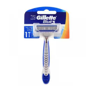 خود تراش 3 لبه ژیلت مدل Blue 3 بسته 1 عددی