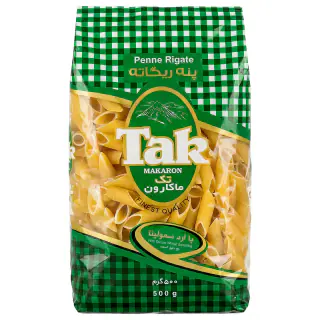 ماکارونی پنه ریگاته تک ماکارون 500 گرمی