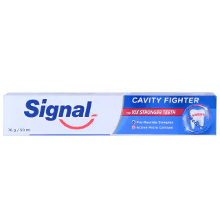 خمیر دندان سیگنال مدل Cavity Fighter حجم 50 میلی لیتر