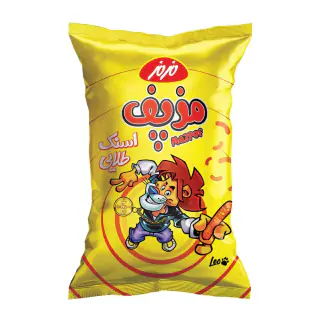 اسنک طلایی پنیری مزپف مزمز 90 گرمی