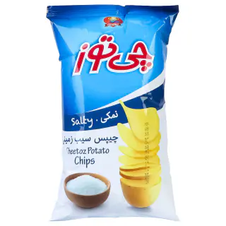 چیپس سیب زمینی ساده نمکی چی توز 60 گرمی