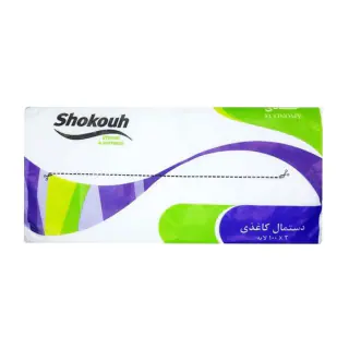 دستمال کاغذی دولایه شکوه 100 برگی