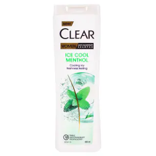 شامپو ضدشوره زنانه کلیر مدل Ice Cool Menthol حجم 400 میلی لیتر