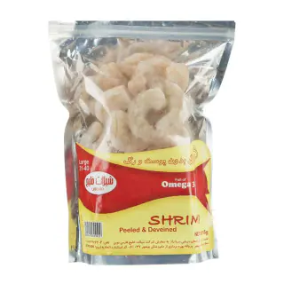 میگو بدون پوست و رگ سایز 40-31 شیلات خلیج فارس 500 گرمی