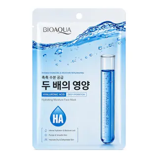 ماسک آبرسان صورت بایو آکوا مدل Acid Moisturizing مناسب برای انواع پوست حجم 25 میلی لیتر