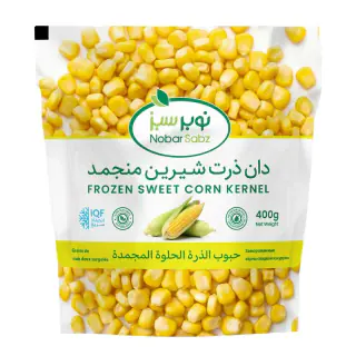 ذرت شیرین منجمد نوبر سبز 400 گرمی