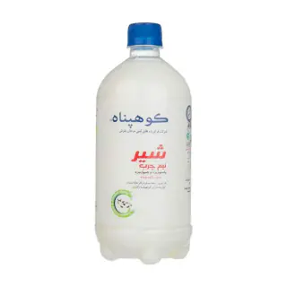 شیر نیم چرب ارگانیک 946 میلی لیتری کوهپناه