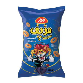 اسنک پنیری حلقه ای مزپف مزمز 80 گرمی
