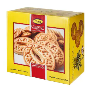 بیسکوئیت پذیرایی نارگیلی 440 گرمی گرجی