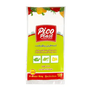 کیسه فریزر شیت 100 عددی 35*25 پیکو پلاست