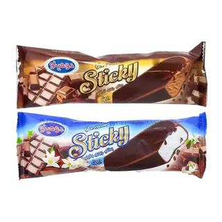 پک بستنی وانیلی و شکلاتی دومینو