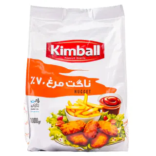 ناگت 70% گوشت مرغ کیمبال 1 کیلوگرمی