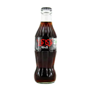 نوشابه زیرو شیشه 250 سی سی کوکاکولا