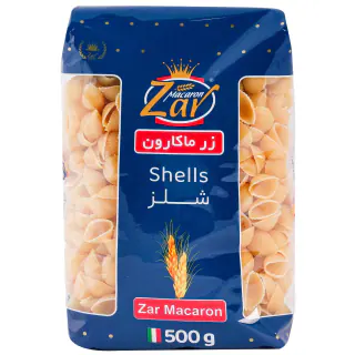 ماکارونی شلز زر ماکارون 500 گرمی