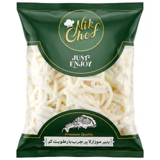 پنیر موزارلا رنده شده نیک شف 500 گرمی