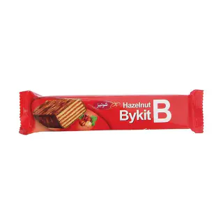ویفر با مغز فندق و روکش شکلاتی بایکیت 30 گرمی
