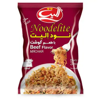 نودل گوشت الیت 75 گرمی