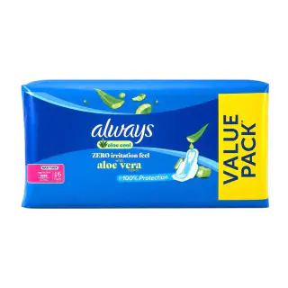 نوار بهداشتی آلویز مدل Aloe Vera Maxi Thick Long نازک بسته 16 عددی