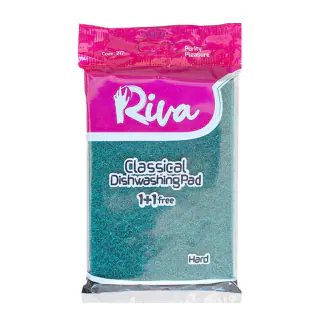 اسکاچ سخت ریوا مدل Crystal سایز 10 در 15 سانتی متری به همراه یک عدد هدیه