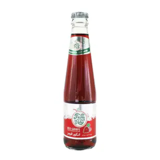 آبمیوه گازدار انگور قرمز فرشی دی 250 میلی لیتری