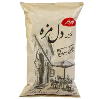 چیپس فلفل سیاه دل مزه مزمز 180 گرمی