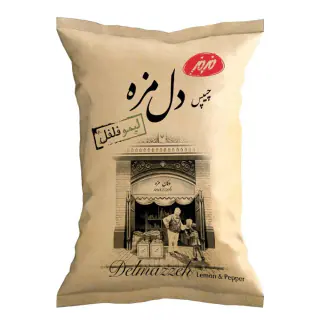چیپس لیمو فلفل دل مزه مزمز 180 گرمی