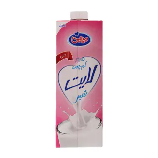 شیر کم چرب 1.5% چربی میهن 1 لیتری بسته 3 عددی