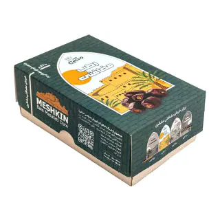 خرما مضافتی مشکین 600 گرمی بسته 2 عددی
