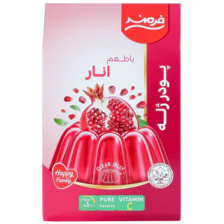 پودر ژله انار فرمند 100 گرمی بسته 3 عددی