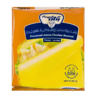 پنیر ورقه ای چدار پگاه 180 گرمی