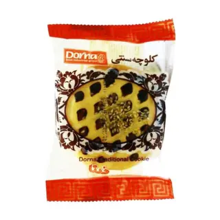 کلوچه گردویی با تزئین کاکائو و کنجد درنا 90 گرمی