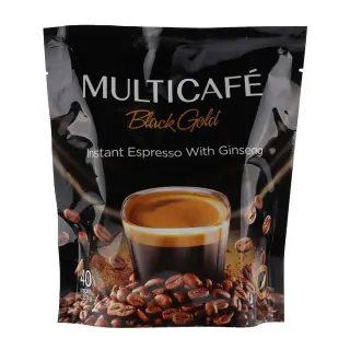 قهوه اسپرسو فوری بلک گلد مولتی کافه 2.5 گرمی بسته 40 عددی
