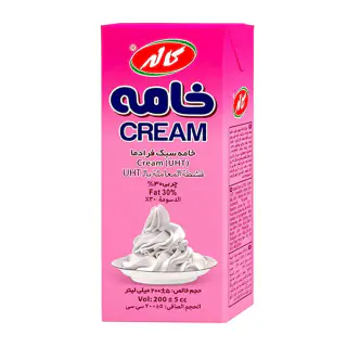 خامه 30% چربی کاله 200 گرمی