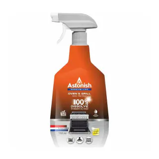 اسپری پاک کننده اجاق گاز و فر آستونیش مدل Quick-Max Clean حجم 750 میلی لیتر