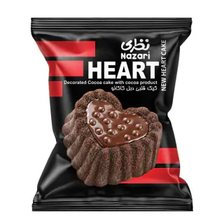 کیک دبل چاکلت با کرم شکلات و تزئین اسمارتیز نظری 45 گرمی