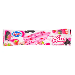 بستنی شیری توت فرنگی 65گرمی دومینو