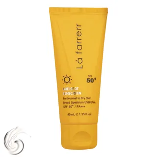کرم ضدآفتاب و ضدلک بی‌رنگ لافارر مدل SPF50، مناسب پوست‌های چرب، حجم 40 میلی‌لیتر
