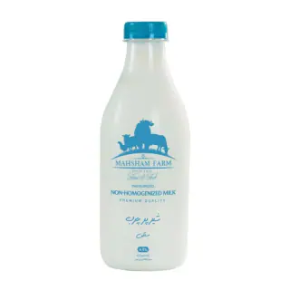 شیر پرچرب 4.4% چربی سنتی مزرعه ماهشام 945 میلی لیتری
