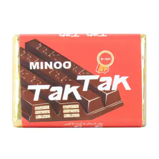ویفر روکش شکلاتی تک تک مینو 38 گرمی