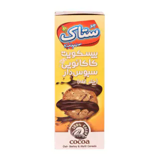 بیسکوییت کاکائو سبوسدار چند غله ستاک 370 گرمی