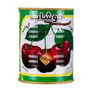 کمپوت گیلاس کلیددار 350 گرمی خوشاب