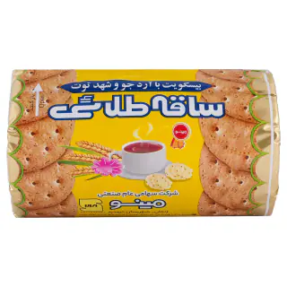 بیسکوئیت با آرد جو ساقه طلایی 190گرمی مینو
