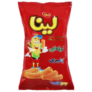 اسنک لوله ای پنیری 85 گرمی لینا
