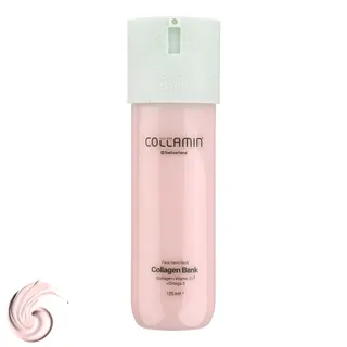 کرم مرطوب کننده صورت و گردن کلامین مدل collagen bank مناسب انواع پوست حجم 125 میلی لیتر