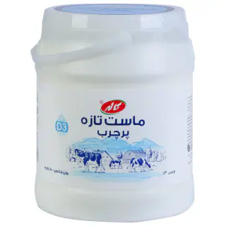 ماست پرچرب 3% چربی غنی شده با ویتامین D3 کاله 1.8 کیلوگرمی